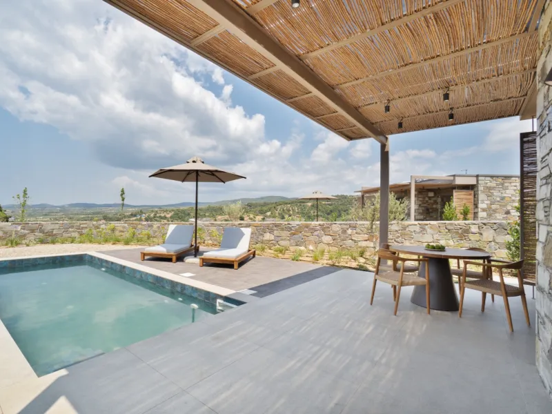 One Bedroom Suite private heated pool, Nikiti Halkidiki